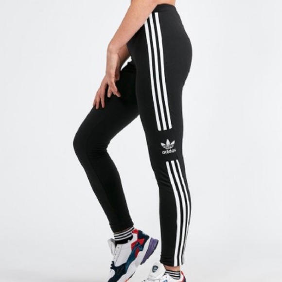 NWT Adidas three stripe trefoil leggings - Picture 4 of 11